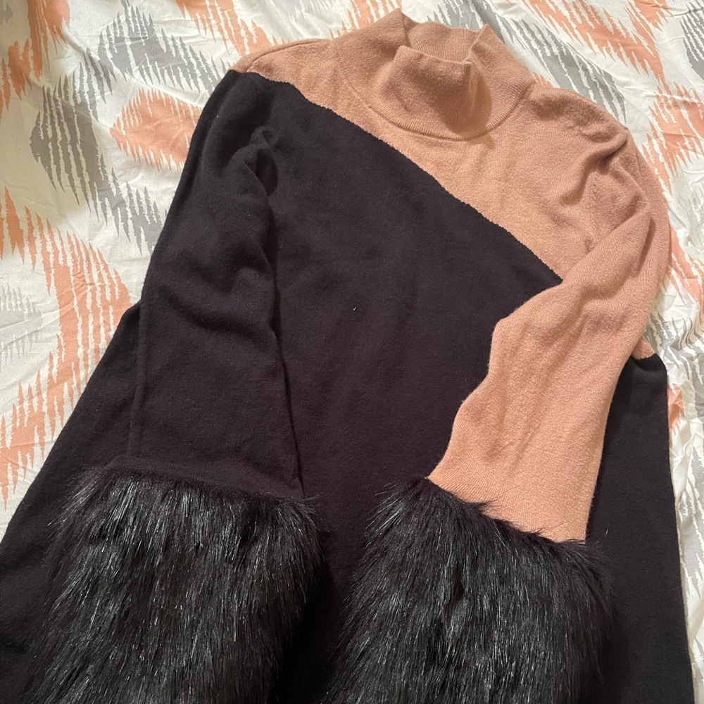 Color block sweater